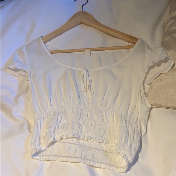 Garage white crop top - Picture 1 of 1